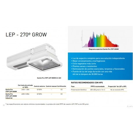 Gavita Pro Lep 270 41.01 E-Serie