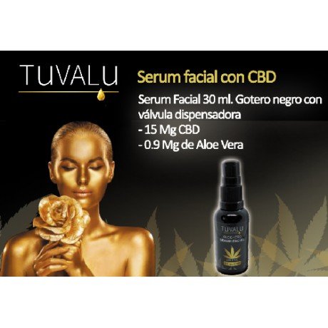 Serum Recuperador Facial Con CBD y Aloe Vera 30 ML